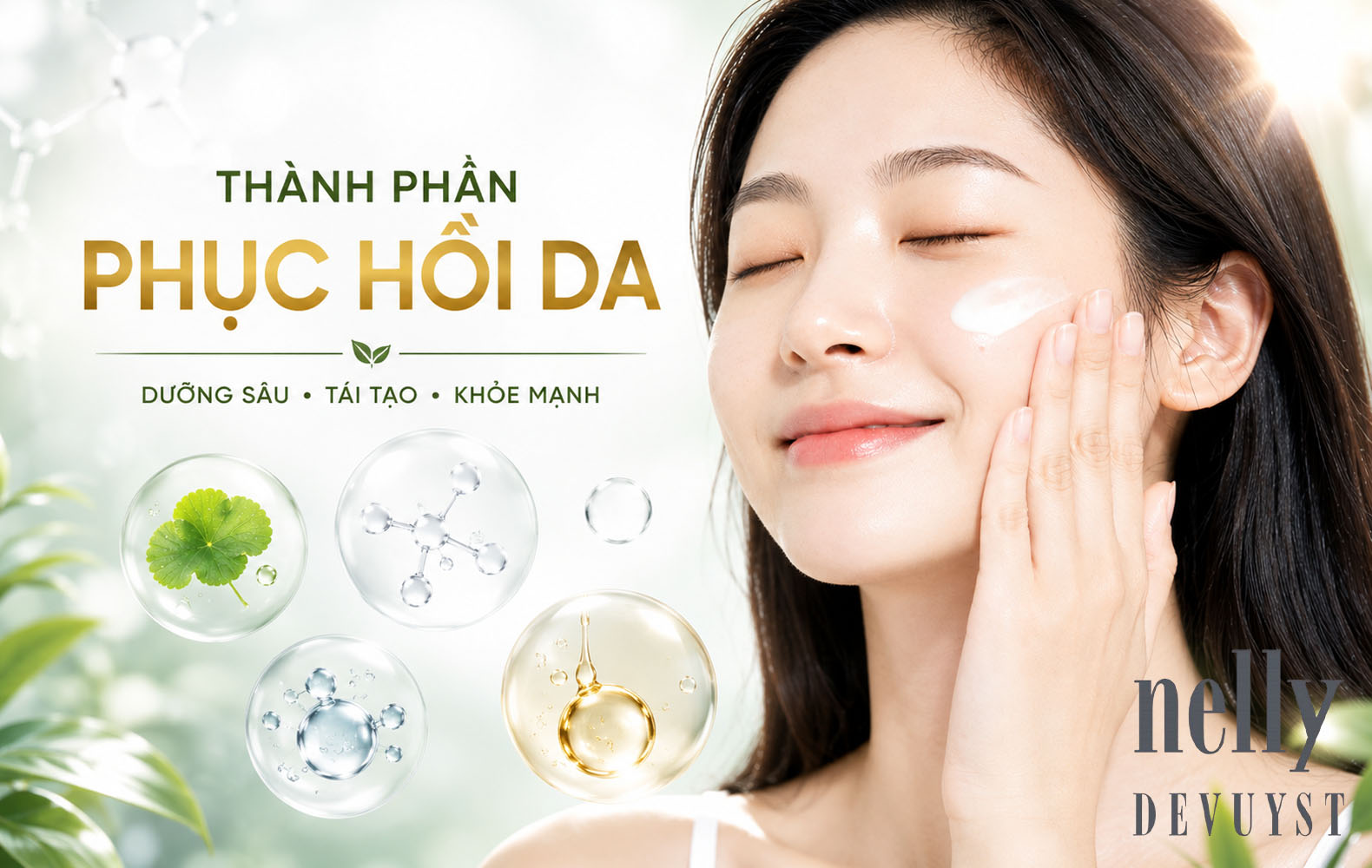 TOP 5 thành phần phục hồi da, giúp làn da khỏe đẹp, mịn màng